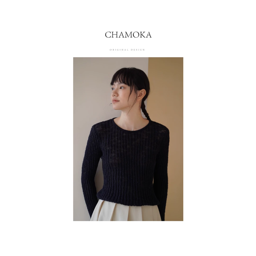 【破价福利】时尚简约百搭显瘦舒适竹节小肚棉打底衫L889