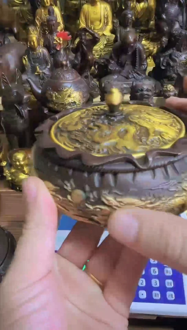 老黄黄铜摆件装饰品