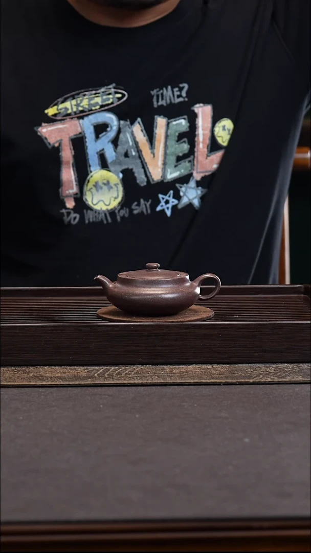 茶壶紫砂精工半手 磉盘 段泥