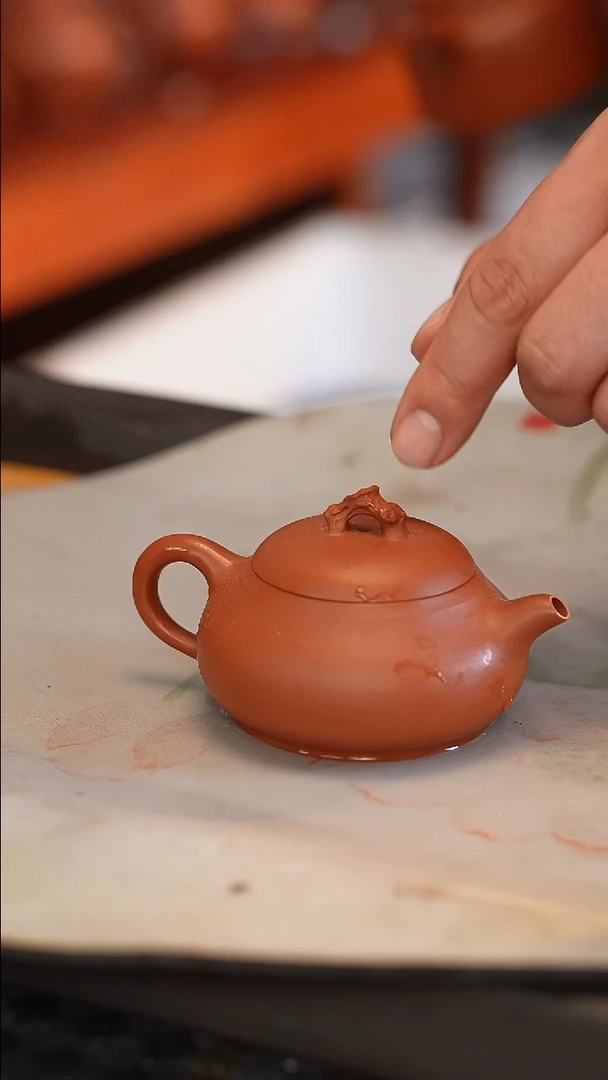 茶壶紫砂全手 大红袍 170cc