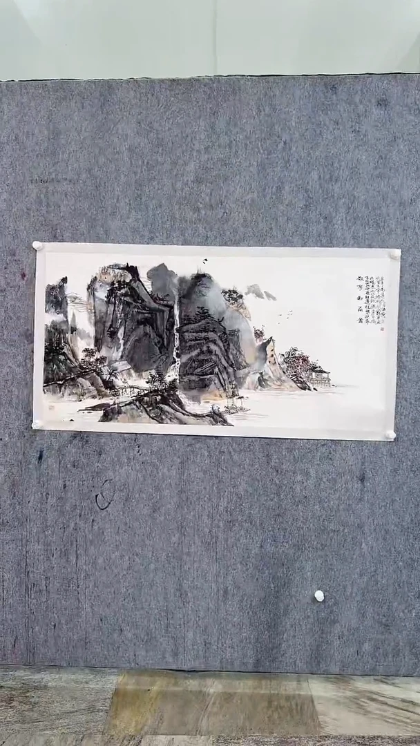 国画徐恩家8平尺精品山水
