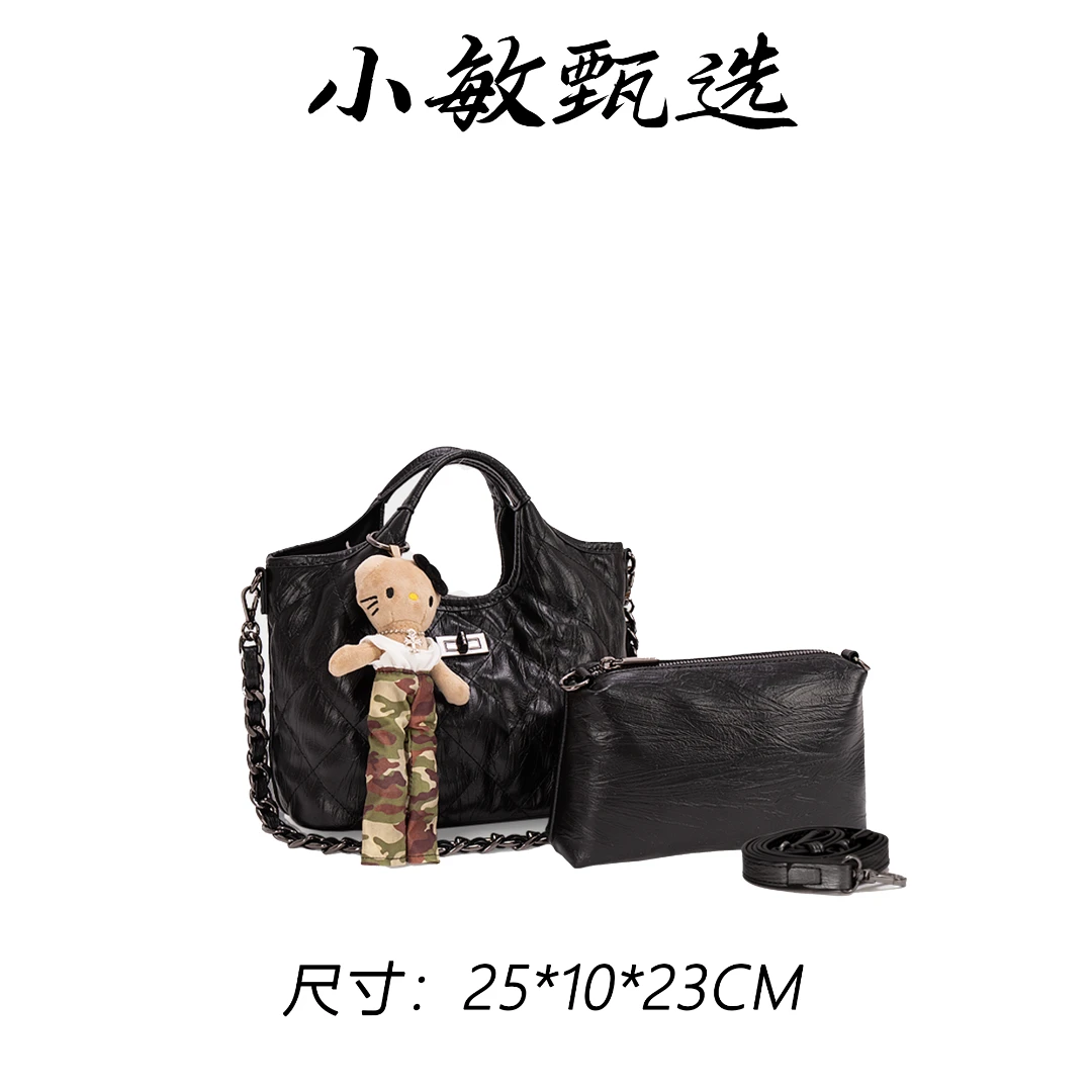 【小敏精选】渠道货ZT-D8061-猫眼暗黑色春夏单时尚单肩女包