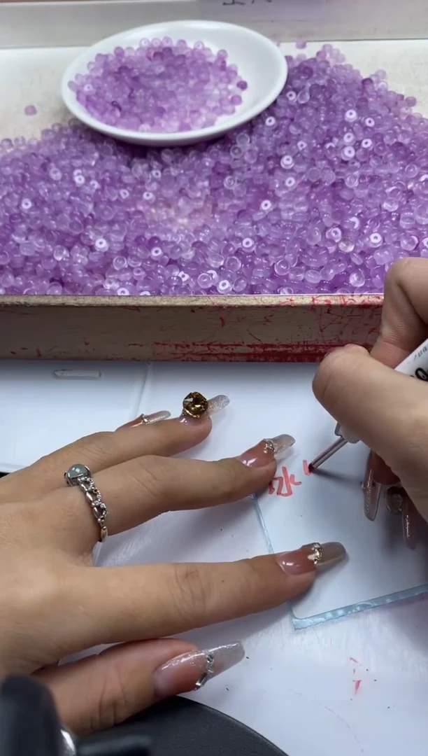 【闪购商品】玛瑙/玉髓颈饰未镶嵌w1584冰紫罗兰算盘6*3mm*60颗