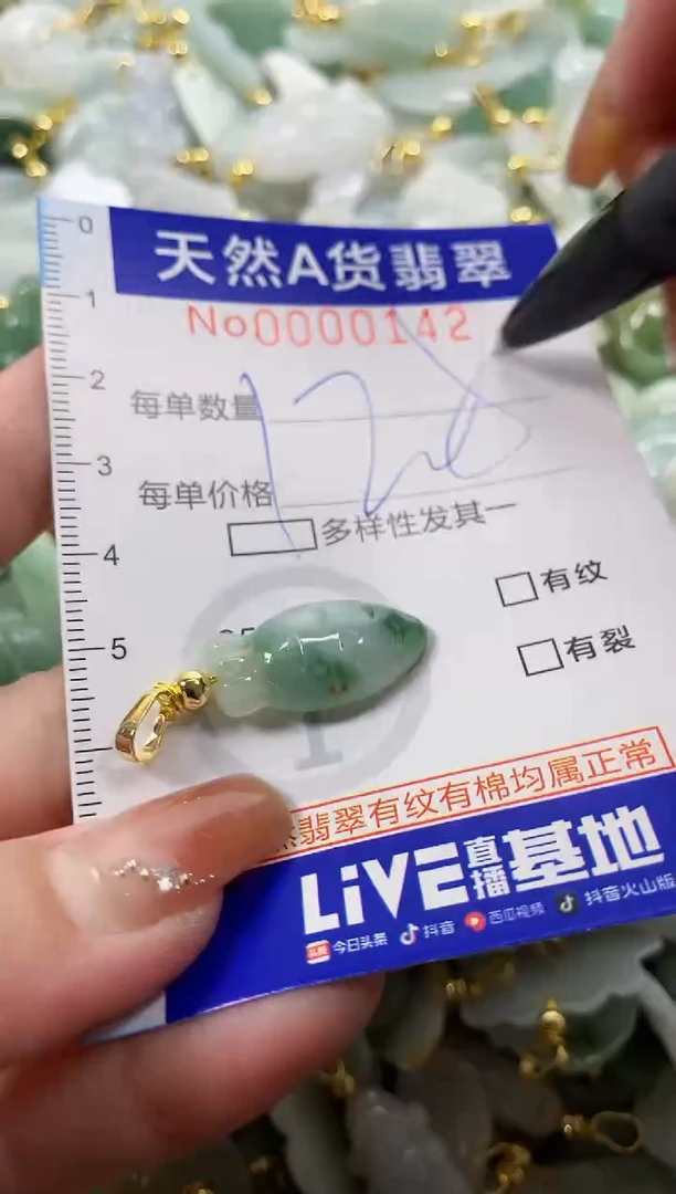 颈饰未镶嵌翡翠天然A货翡翠