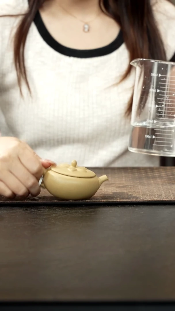 茶壶紫砂本绿梵花100cc