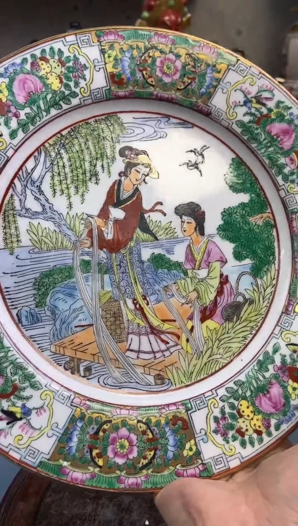 瓷片微瑕慎拍景德镇窑老厂瓷器单件