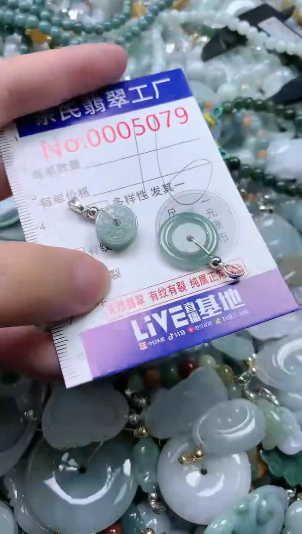翡翠未镶嵌吊坠(不含链)5079