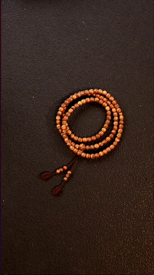 沉香手串天然沉香文莱5mm圆珠叁圈