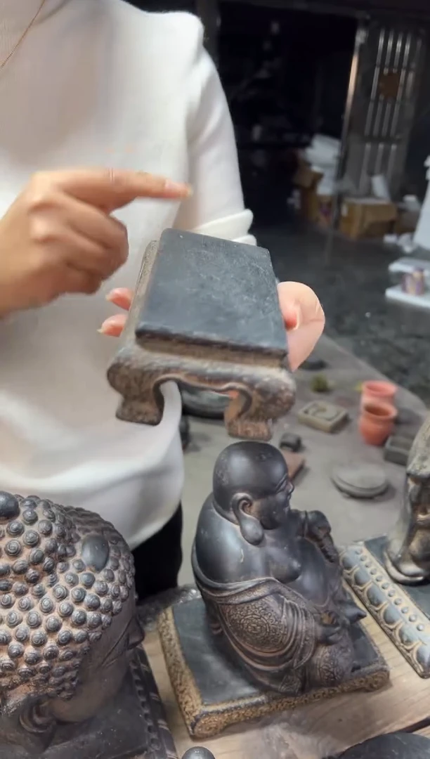 陶土【火山泥】将军案底座
