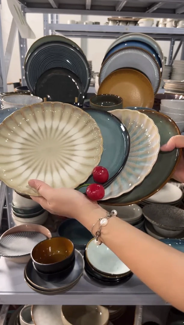 陶瓷外贸尾瑕疵满20包邮X4 小盘组合