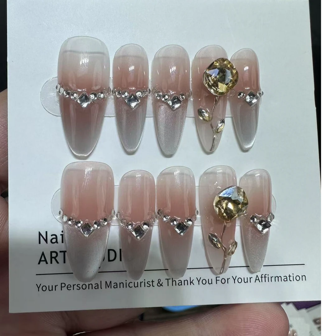 【下单备注编码】新款纯手工穿戴甲显白美甲