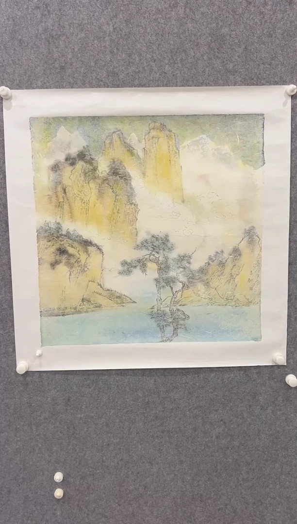 国画马驰-4平尺-国画作品