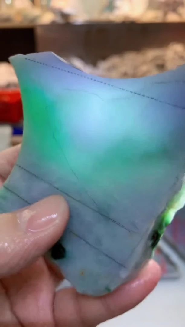 翡翠裸石0东0翡翠珠宝855