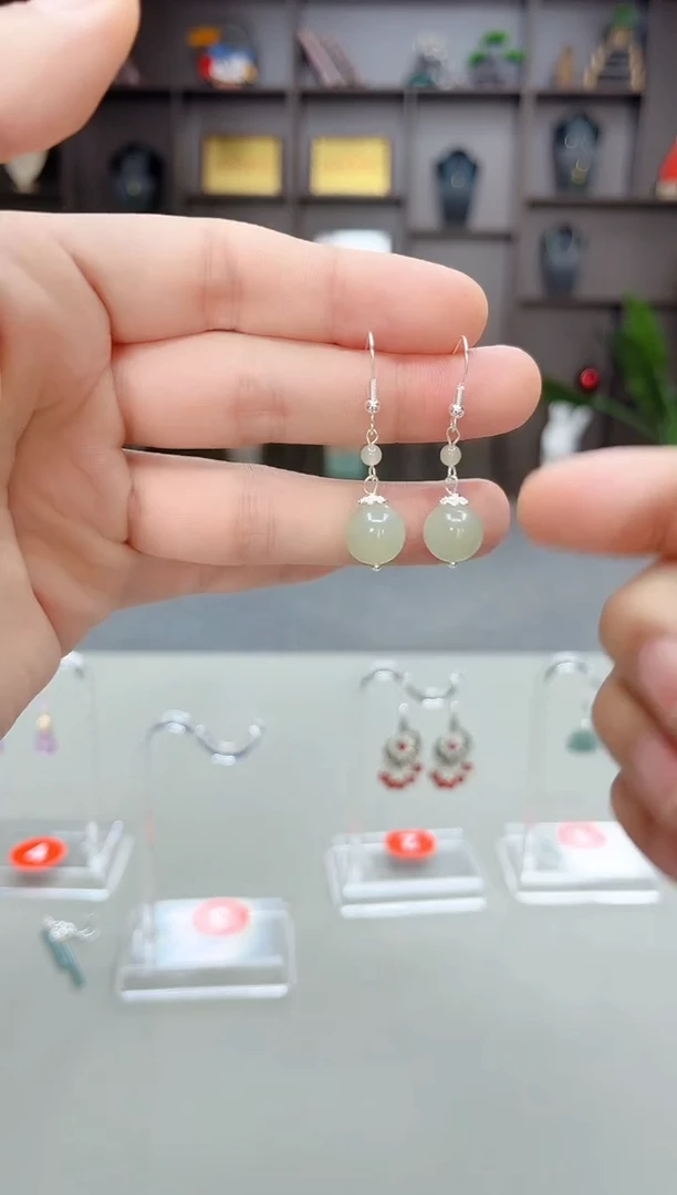 未镶嵌和田玉（子料）耳饰X26