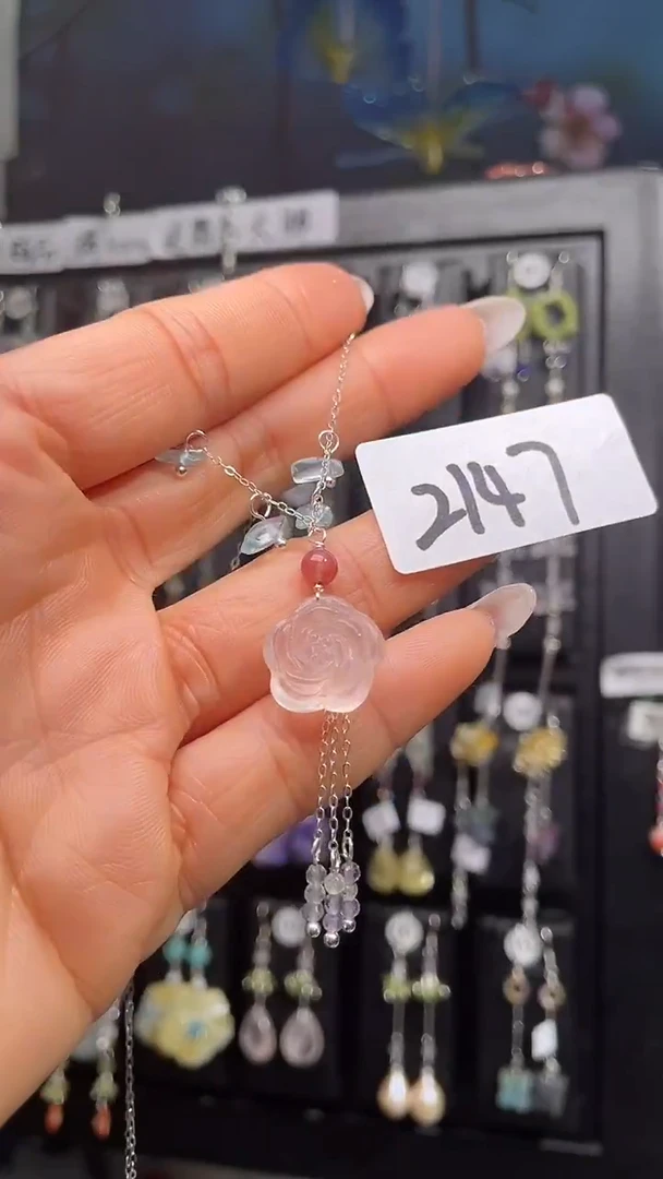 银S925镶嵌耳饰紫晶喜欢拍