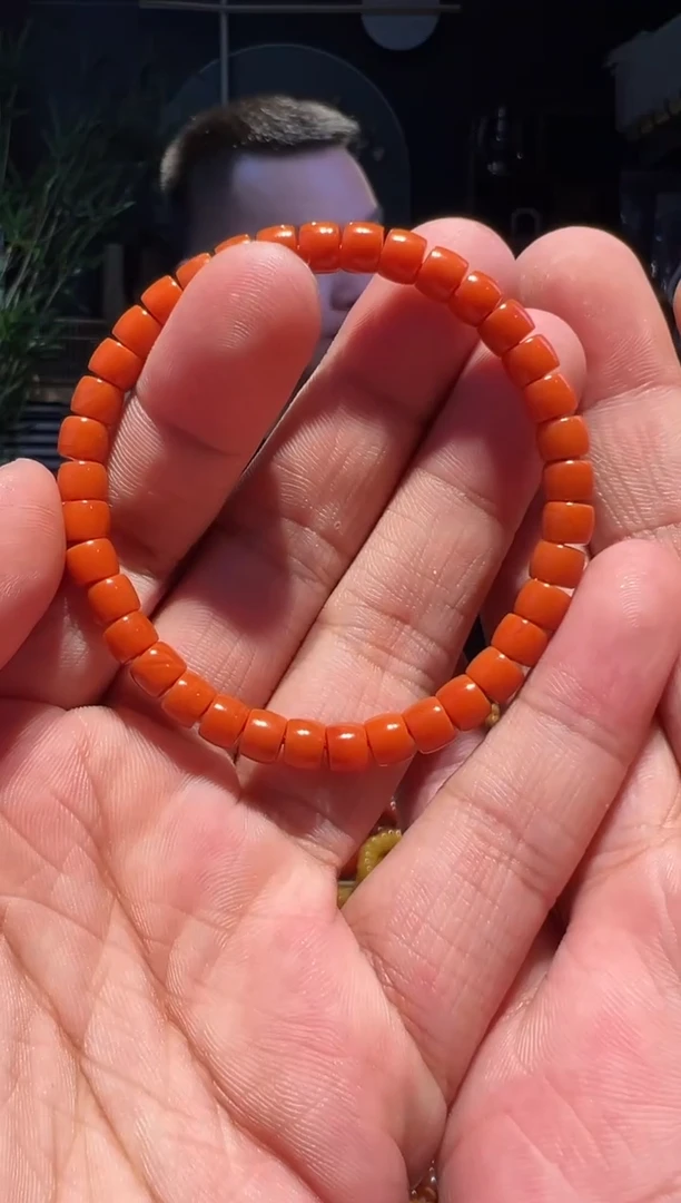 【闪购商品】南红玛瑙手串未镶嵌6+(柿1000)