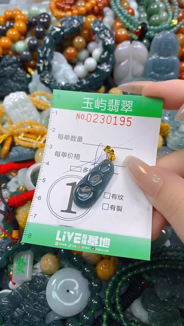 颈饰未镶嵌翡翠闪购0230195多样性发其一