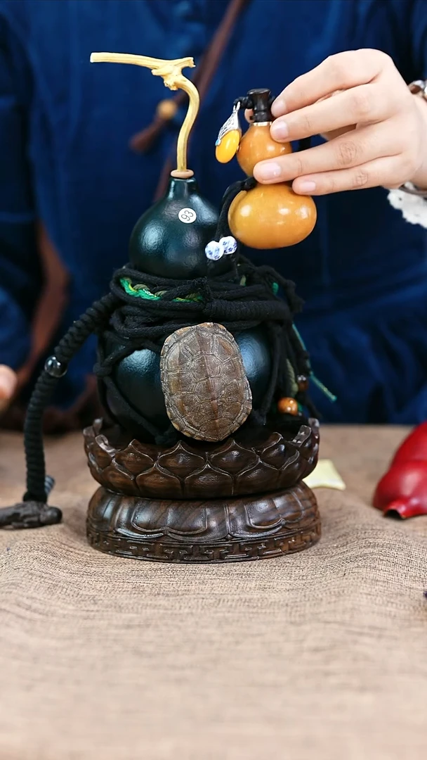 【闪购商品】93—光岳葫天然大漆酒葫芦不含莲花底座