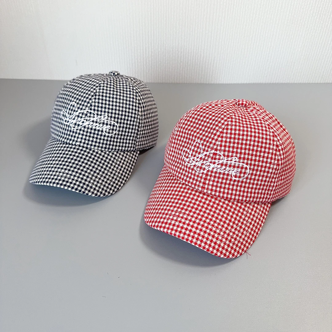 儿童帽子个性遮阳小众格子春夏小孩子鸭舌帽休闲刺绣品质棒球潮帽