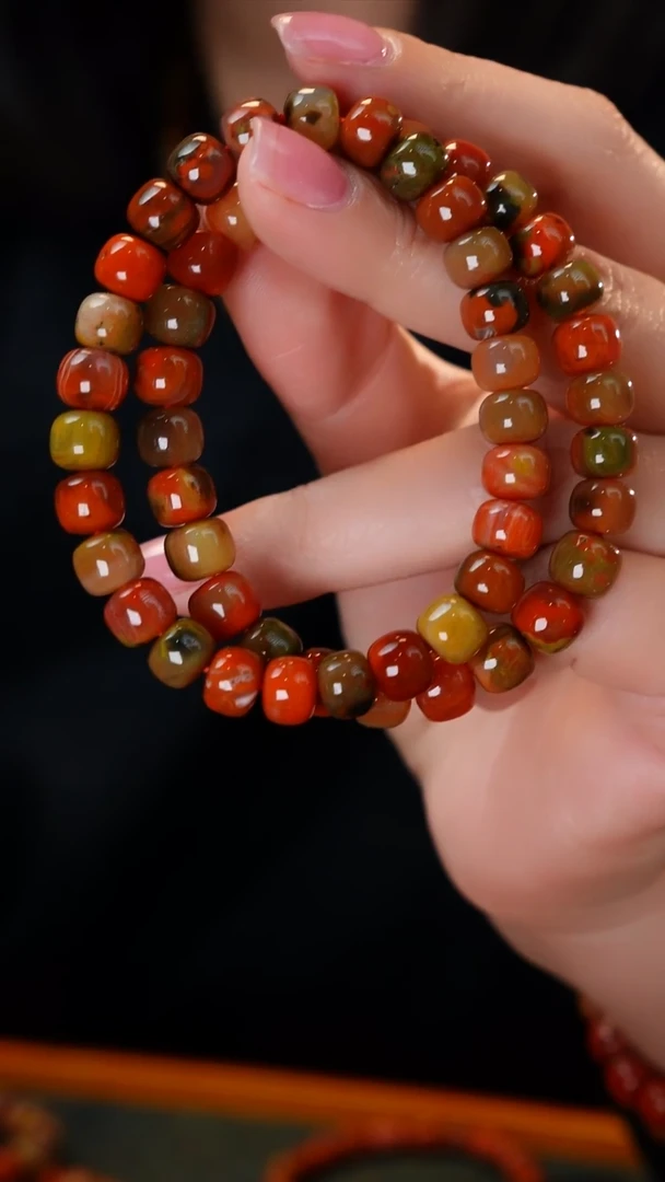 未镶嵌手链南红玛瑙包浆料单圈多样性发一