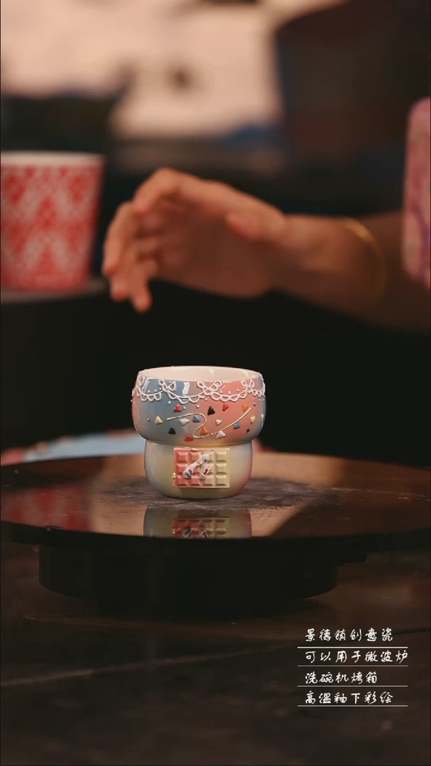 陶瓷景德镇可爱设计师款陶瓷