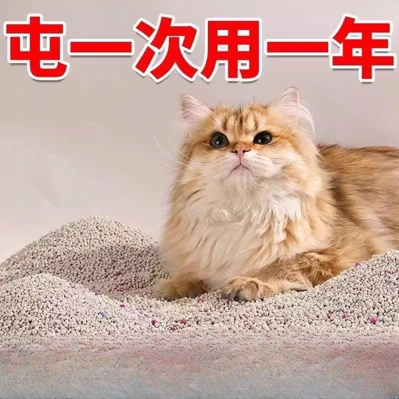 猫砂除臭40斤特价20斤装细砂10kg膨润土小米砂10斤猫咪用品