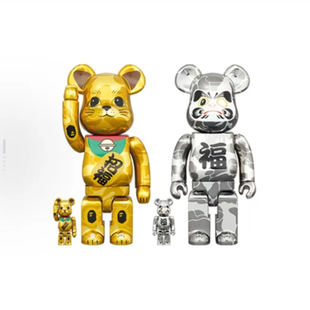 【山】bearbrick 积木熊 bape 招财达摩 400%