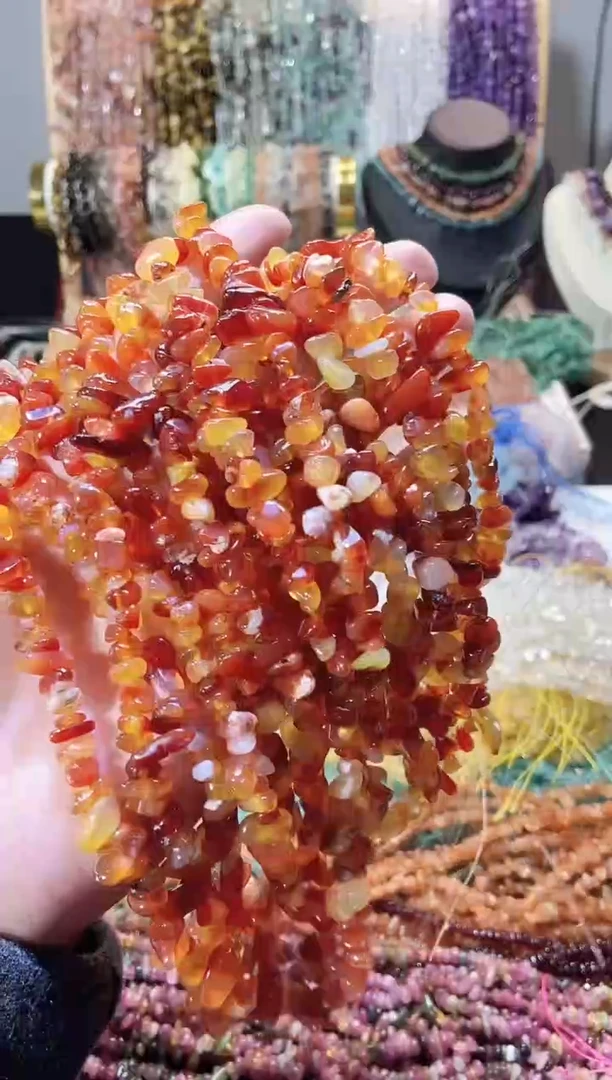 未镶嵌珠宝半成品水晶红玛