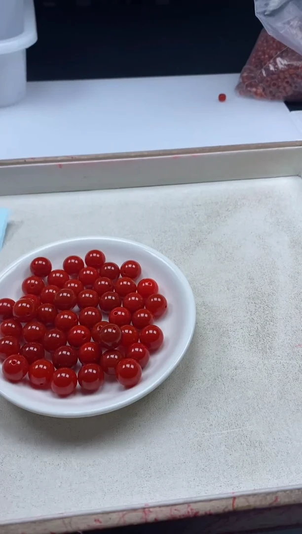 【闪购商品】玛瑙/玉髓颈饰未镶嵌w72锦红南红12mm*5颗