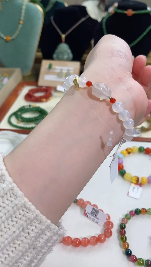 【闪购商品】玛瑙/玉髓手链未镶嵌cs