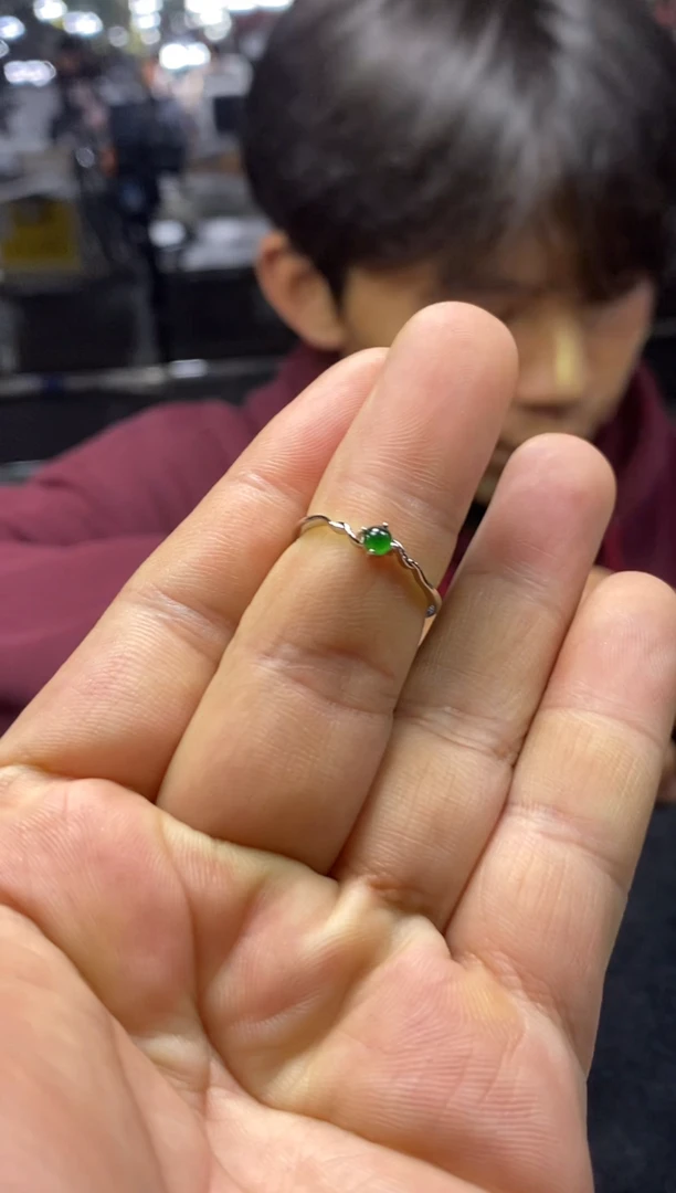 【闪购商品】翡翠戒指未镶嵌天然翡翠A货40