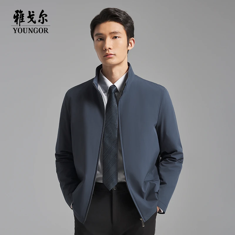 【可拆卸鹅绒内胆+行政商务立领】雅戈尔秋冬羽绒服男士外套419871