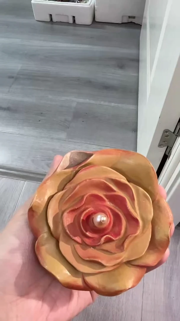 茶壶紫砂黄玫瑰手抓壶（第一版）