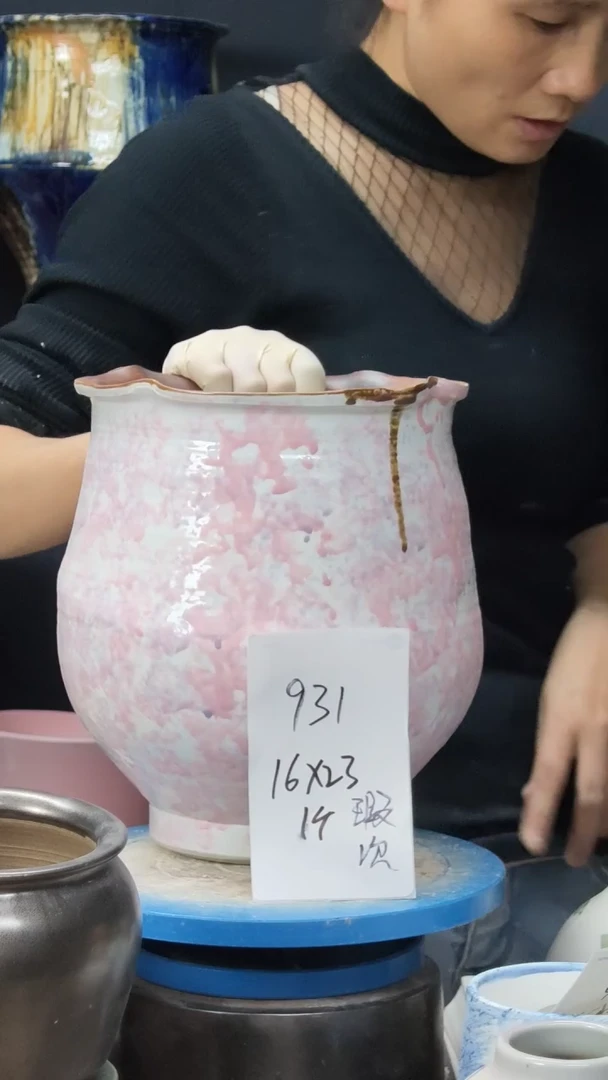 景德镇花盆默认微瑕931