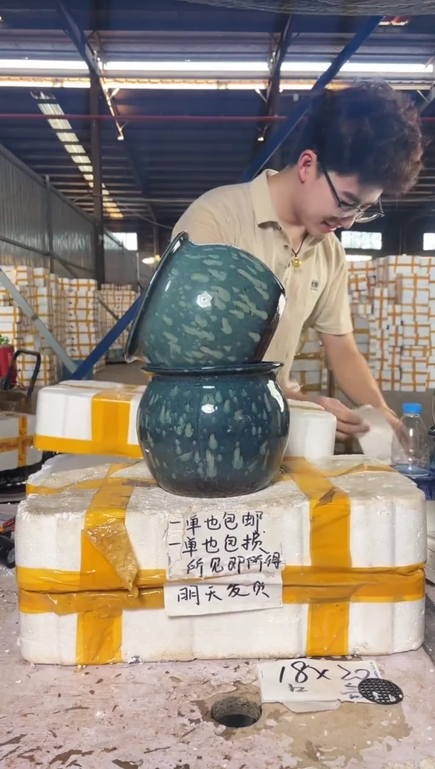 紫砂花盆宜兴紫砂粗陶花盆盆18/16