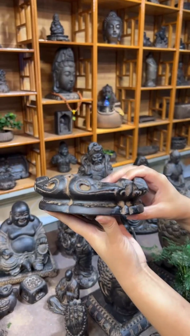 陶土【火山泥】金箍坛底座