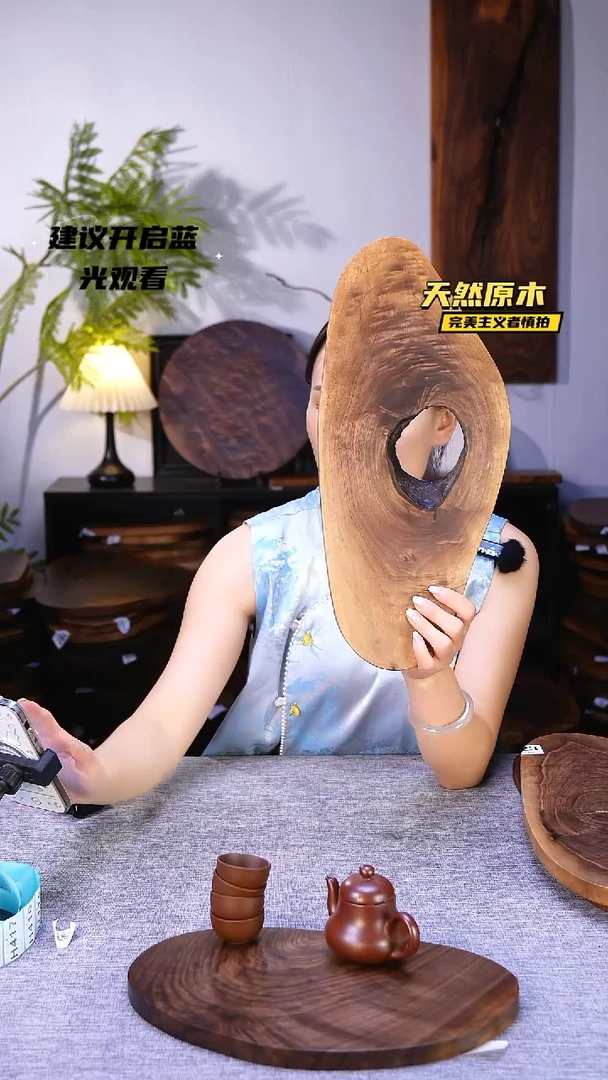 木北美黑胡桃原木.干裂疤结不属于商品质量问题完美主义者慎拍