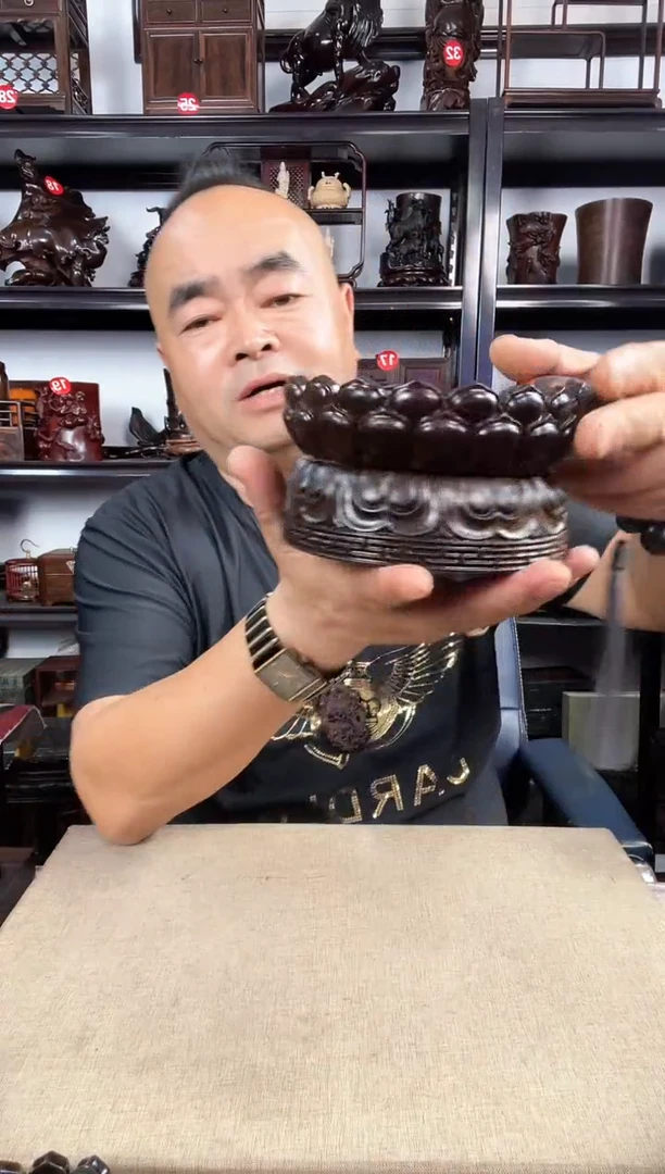 木老李红木工艺品大转