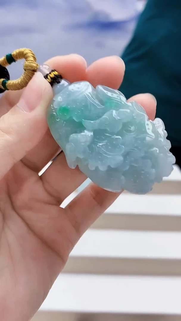 未镶嵌定制翡翠5167lr-毛货挂件62