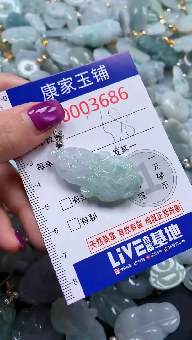 颈饰未镶嵌翡翠3686