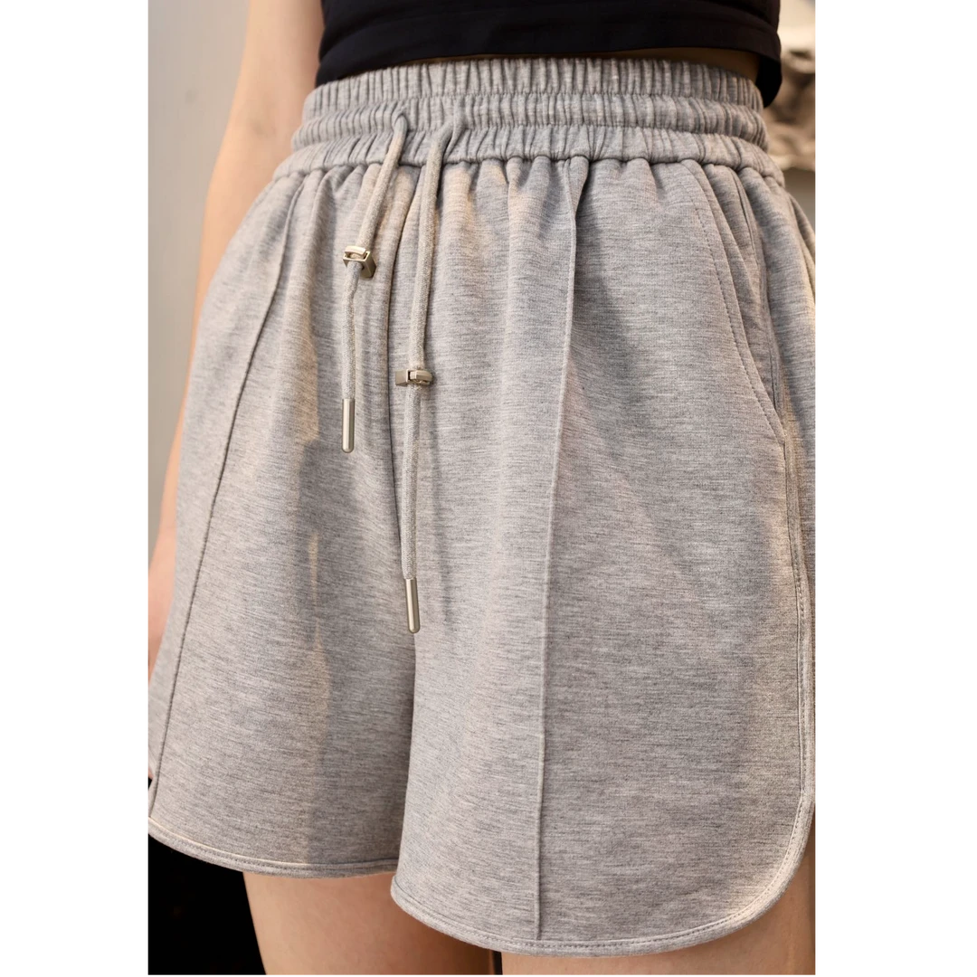 【新-云朵棉轻柔短裤】极简慵懒感抗皱天然纤维短裤-TY44002