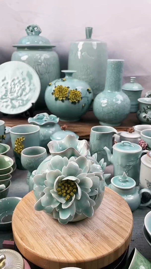 【闪购商品】特价 微瑕 慧仙青瓷