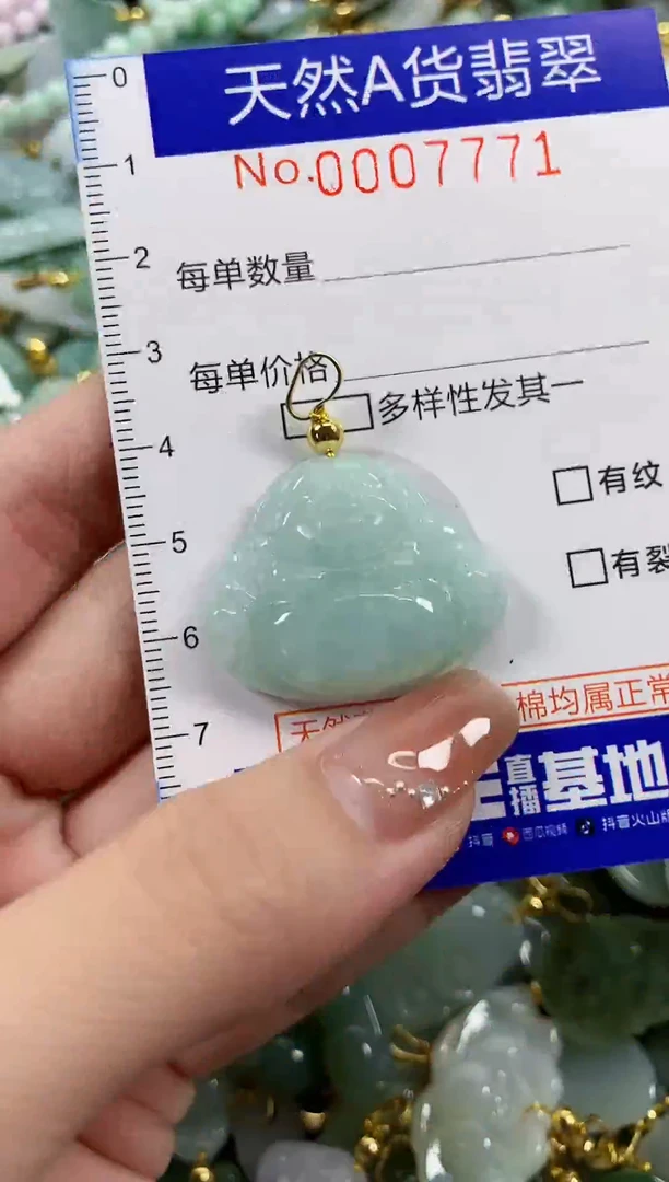 颈饰未镶嵌翡翠天然A货翡翠