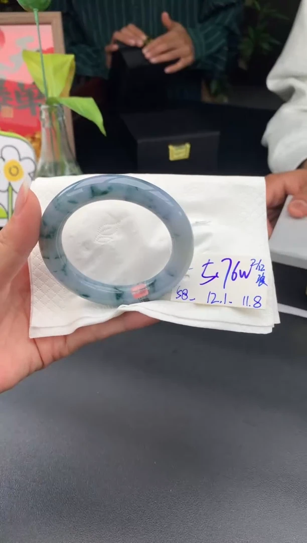 未镶嵌手镯翡翠翡翠手镯 下单联系小耳机#