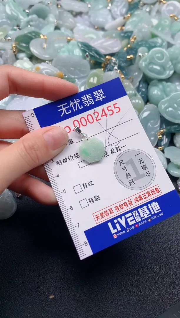 吊坠(不含链)未镶嵌翡翠2455