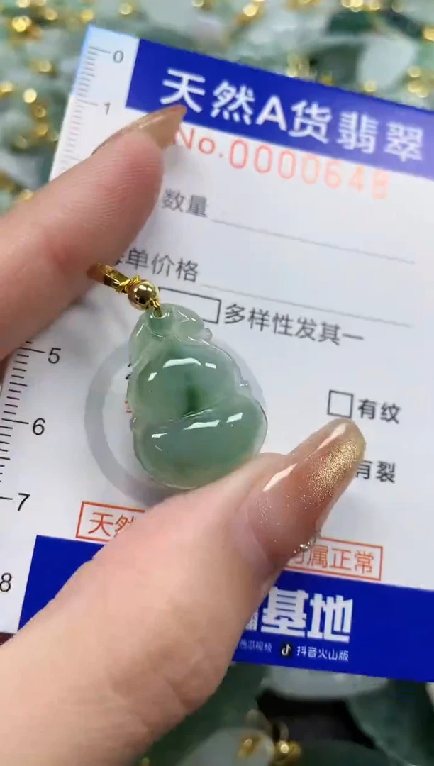 颈饰未镶嵌翡翠天然A货翡翠