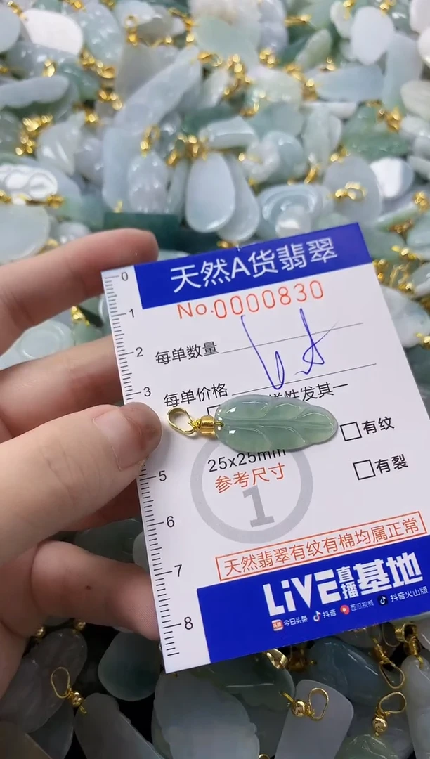 颈饰未镶嵌翡翠天然A货翡翠