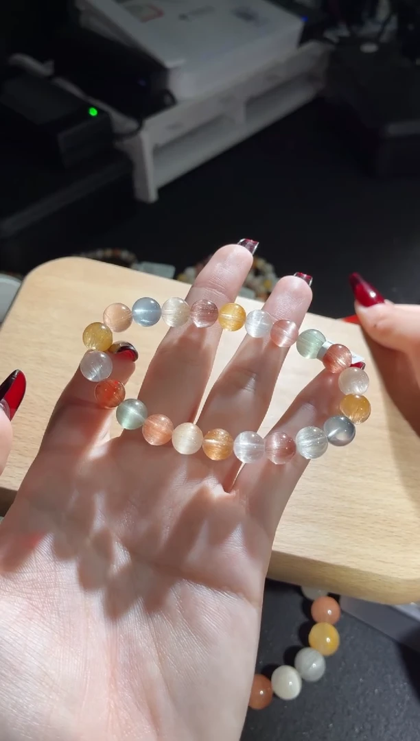 未镶嵌手链水晶207号多样性发一D  8+