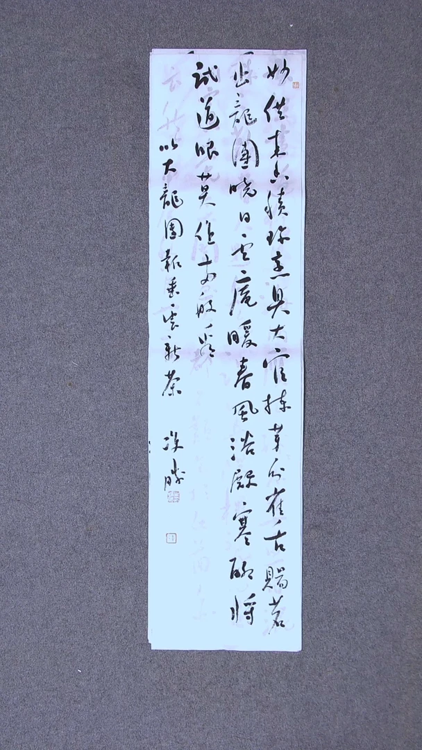 书法崔双胜 甘肃定西99*25尺寸