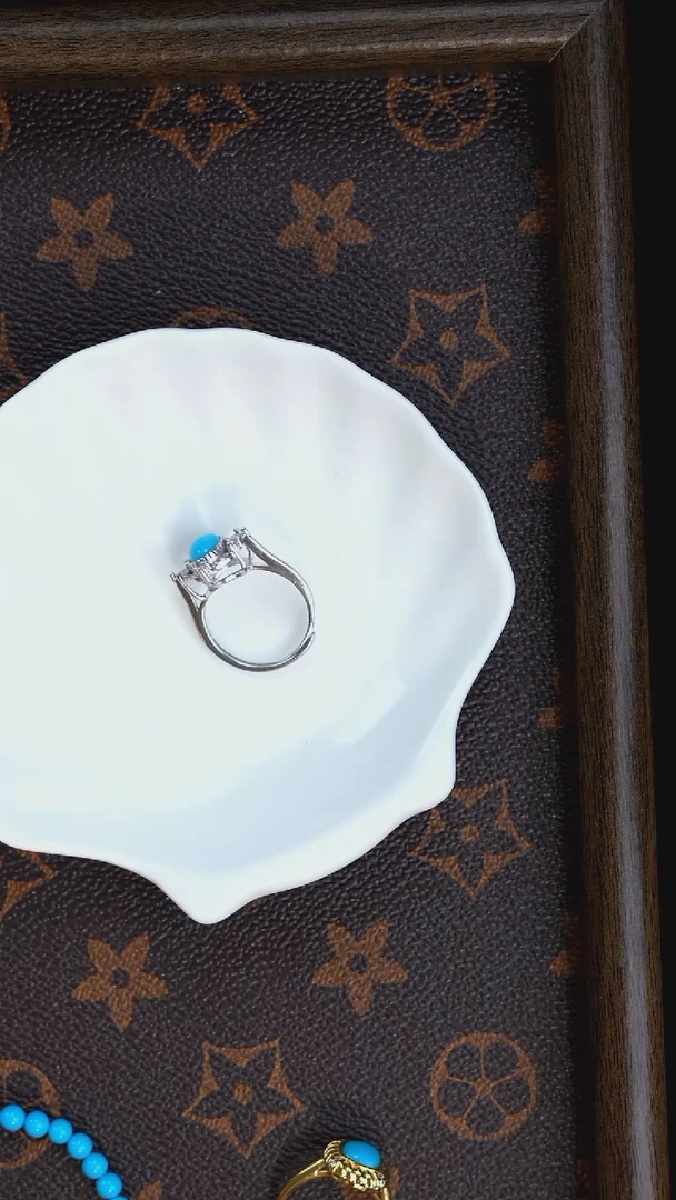 绿松石银S925镶嵌戒指【闫闫专属】XZ001WG